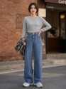 KOTTY Women Boyfriend High Rise Blue Jeans