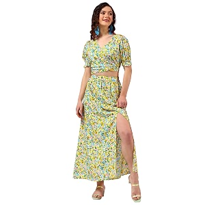 KOTTY Women Co-ord And Dress Set