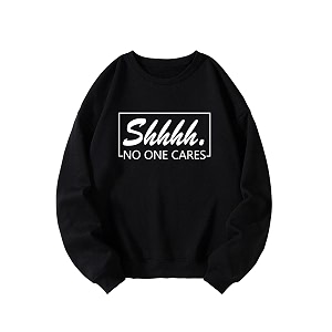 kotty women fleece full sleeve crew neck pinted sweatshirt