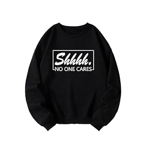 kotty women fleece full sleeve crew neck pinted sweatshirt