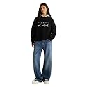 KOTTY Women Fleece Full Sleeve Crew Neck Pinted Sweatshirt
