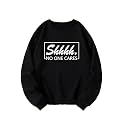 KOTTY Women Fleece Full Sleeve Crew Neck Pinted Sweatshirt