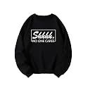 KOTTY Women Fleece Full Sleeve Crew Neck Pinted Sweatshirt