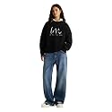 KOTTY Women Fleece Full Sleeve Crew Neck Pinted Sweatshirt