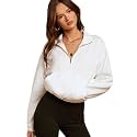 KOTTY Women Fleece Turtle Neck Sweatshirt