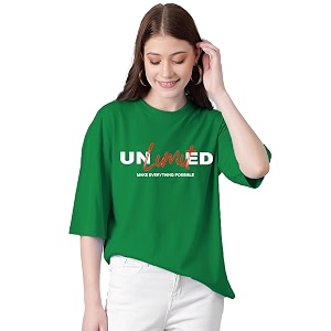 KOTTY Womens Drop Shoulder T-Shirt - Oversized