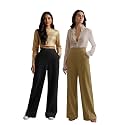KOTTY Womens Formal Wide Leg Pant Set
