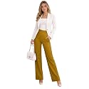 KOTTY Womens High-Rise Straight Fit Stretch Pants