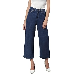 kotty mid rise straight leg jeans  durable regular fit denim