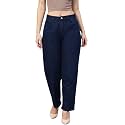 KOTTY Core Fit Jeans – Women's Regular Straight Cut with Mid Rise Waist