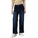 KOTTY Womens Solid High Rise Cotton Lycra Blend Relaxed Fit Jeans