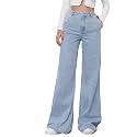 KOTTY Regular Fit Denim – Straight Cut Mid Rise for Women