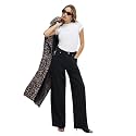 KOTTY Womens High Waist Flared Fit Ankle Length Clean Look Denim Jeans