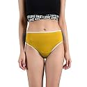 KOTTY Yellow Cotton Lycra Printed Low Rise Women Panty