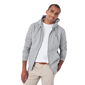 Koverify Plain Chain CottenBlend Zipper Hoodie Hooded