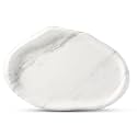 Koville Luxurious Natural White Marble Vanity Tray, Cloud Shape Serving Stone Key Tray for Home Decor, 10" x 7" Marble Storage Trays for Bathroom, Stone Plate Holder for Perfume, Candle and Jewelry
