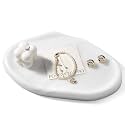 Koville Luxurious White Marble Vanity Tray, Cloud Shape Serving Stone Key Tray for Home Decor, 10" x 7" Marble Storage Trays for Bathroom, Stone Plate Holder for Perfume, Candle and Jewelry