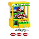 Kovot Mini Arcade Claw Grabber Machine - Candy Machine for Kids- Retro Carnival Music - Best Birthday Gift Game. Use Gumballs, Toys, or Small Prizes - 3 Footballs Included