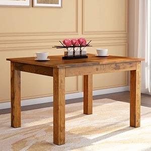 sheesham wood 4 seater dining table only for dining room  wooden dining table without chair for home amp kitchen  solid wood table for living room 4 seater teak