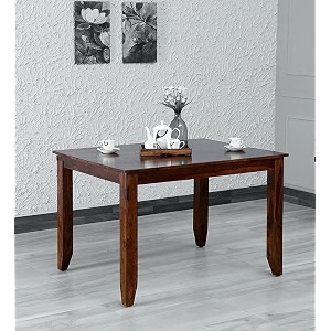 sheesham wood 4 seater dining table only for dining room  wooden dining table without chair for home amp kitchen  solid wood table for living room 4 seater brown
