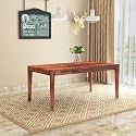Sheesham Wood 6 Seater Dining Table Only for Dining Room | Wooden Dining Table Without Chair for Home | Solid Wood Table for Living Room (6 Seater, Natural Honey)