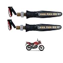 Kozdiko Front & Rear Side Sleek Yellow Indicator Light Set of 4 Pcs for Honda CB Unicorn 160