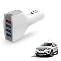 Kozdiko USB Car Fast Charger 4 Ports Multi Sockets 36W 4.1 Charger All Andriod & i-Os Smartphones for Renault Triber