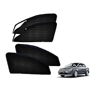 kozdiko zipper magnetic sunshade for toyota etios