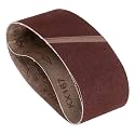 2 Pcs Sanding Belts 3 x 21 Inch 150 Grit Aluminum Oxide