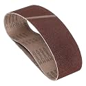 2 Pcs Sanding Belts 6 x 48 Inch 80 Grit Aluminum Oxide