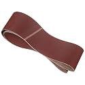 4 Pcs Sanding Belts 6 x 89 Inch 150 Grit Aluminum Oxide