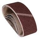 5 Pcs Sanding Belts 3 x 18 Inch 40 Grit Aluminum Oxide
