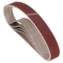 6 Pcs Sanding Belts 2 x 42 Inch 100 Grit Aluminum Oxide