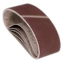 6 Pcs Sanding Belts 3 x 21 Inch 120 Grit Aluminum Oxide