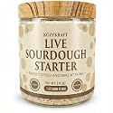 KozyKraft Live Wet Sourdough Starter Jar (30g) | Active Culture for Home Baking | Unflavored | Ships Ready to Feed