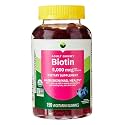 KP+ Biotin | Biotin 5,000 mcg Gummies | Supports Hair, Skin &amp; Nail Health | 150 Vegetarian Gummies | Blueberry Flavor | Pack of 1
