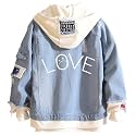 KPOP Rapper Denim Jacket Jeans Love Printed Fashion Sport Hip Hop Hoodie