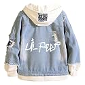 KPOP Rapper Denim Jacket Jeans Love Printed Fashion Sport Hip Hop Hoodie