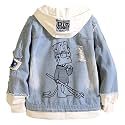 KPOP Rapper Denim Jacket Jeans Love Printed Fashion Sport Hip Hop Hoodie