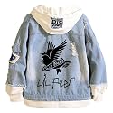 KPOP Rapper Denim Jacket Jeans Love Printed Fashion Sport Hip Hop Hoodie