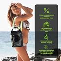 KPS 2 in 1 Mobile Phone Waterproof Pouch | Transparent Mobile Pouch Cover | Cell Phone Dry Bag for Beach/Swimming/Snorkeling/Camping/Water Sports Protector with Sling Strap (Pack of 1,Multicolor)(2L)