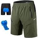 KPSUN Men's Mountain Bike Shorts 3D Padded for MTB Long Distance Riding