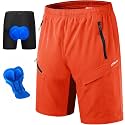 KPSUN Men's Mountain Bike Shorts 3D Padded for MTB Long Distance Riding