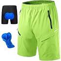 KPSUN Men's Mountain Bike Shorts 3D Padded for MTB Long Distance Riding