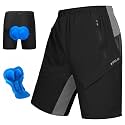 KPSUN Men's Mountain Bike Shorts 3D Padded for MTB Long Distance Riding