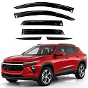 KPY Rain Guards Fit for 2024–2026 Chevrolet Trax, Out-Channel Window Visors Vent Wind Deflectors 6PC, Car Accessories for 24–26 Chevy Trax