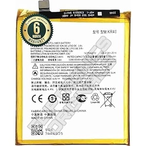 kr40 battery for motorola one vision xt1970-1  p50 battery with 6 month warranty r228