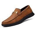 Kraasa Teak Loafers for Men Slip-On