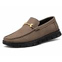 Kraasa Teak Loafers for Men Slip-On