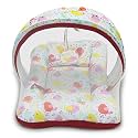 Kradyl Kroft Baby Mosquito Net Flat Bed | Play Mat for Kids with Cotton Outer Fabric | Half Openable Mosquito Net Flat Mat for Baby Playtimes (Tweety)